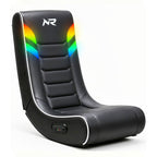 NoxRoc Video Gaming Floor Rocker Chair, Built-in Audio, RGB LED, For Gamers, Bedroom or Game Room