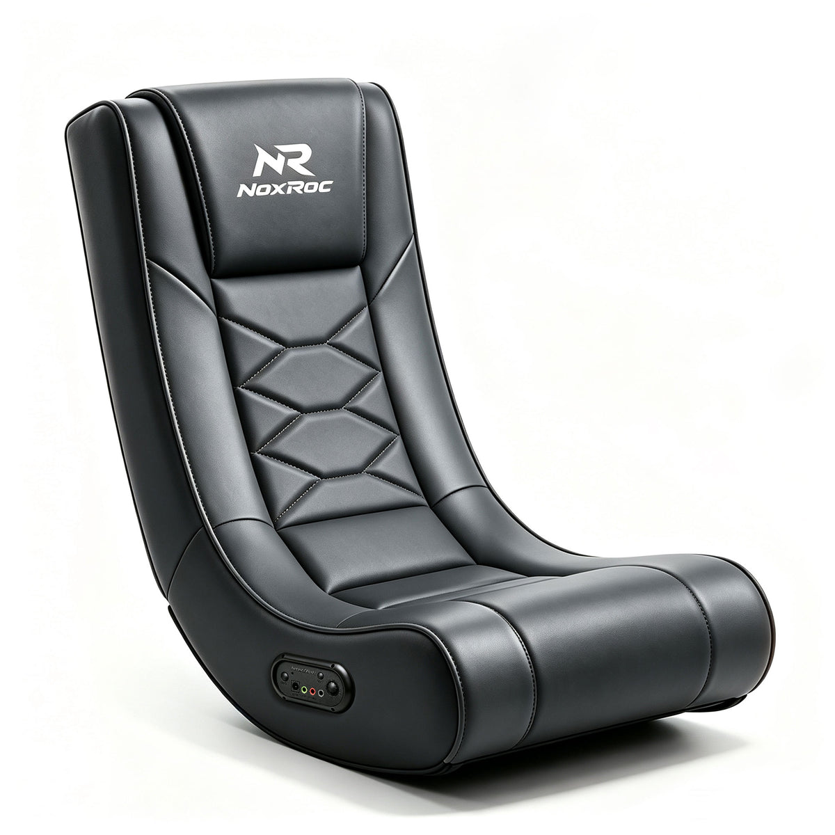 NoxRoc Video Gaming Floor Rocker Chair, Built-in 2.0 Audio, Wide Headrest
