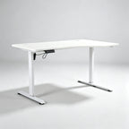 NoxRoc 50 X 24 Inch Electric Standing Gaming Desk, Smooth Height Adjustment 28"-46", 4 Memory Presets, One-Touch Control, Stable Steel Frame, Easy Assembly