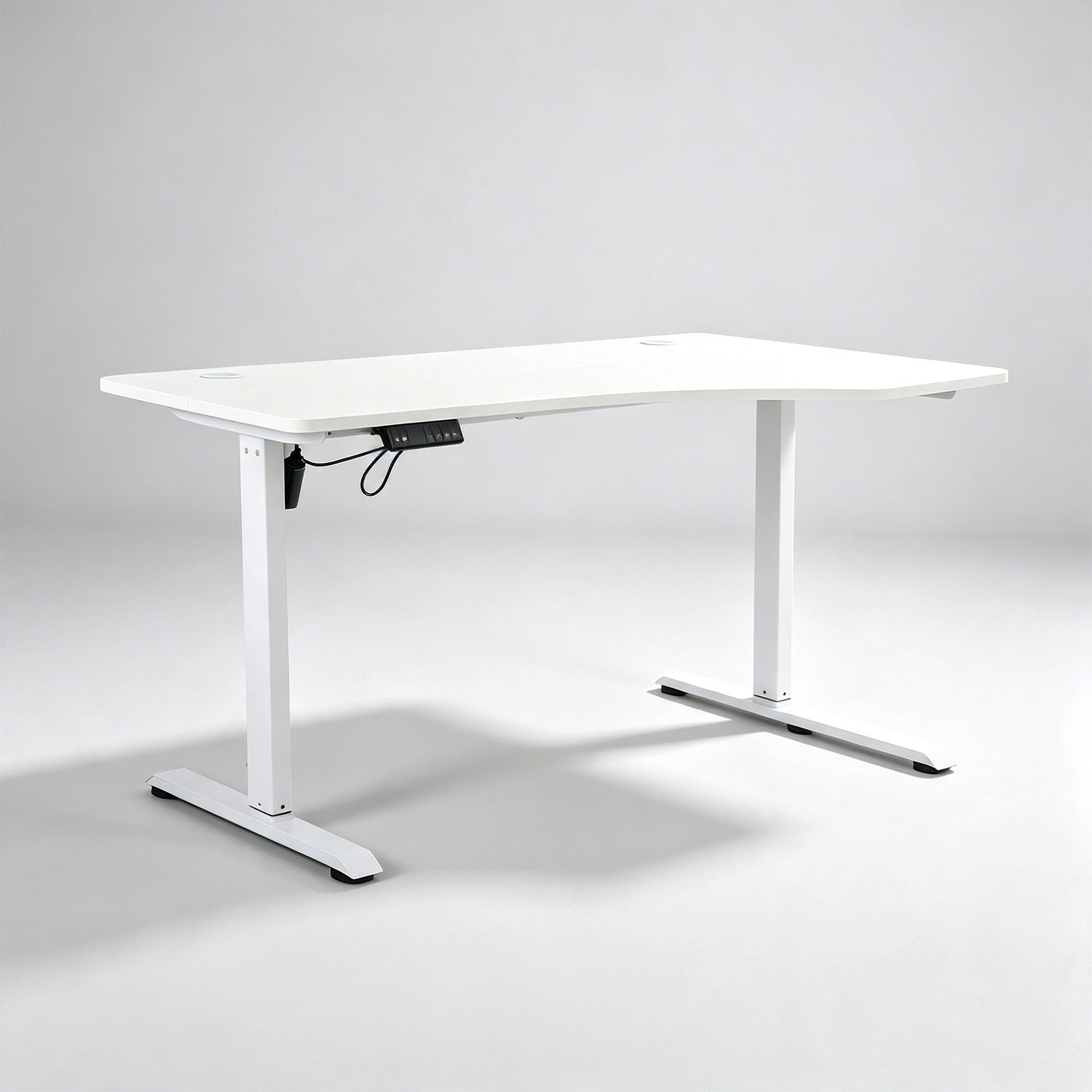NoxRoc 50 X 24 Inch Electric Standing Gaming Desk, Smooth Height Adjustment 28"-46", 4 Memory Presets, One-Touch Control, Stable Steel Frame, Easy Assembly