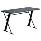 NoxRoc 50 Inch Gaming Desk with Monitor Stand, Computer Desk for Home Office, Ergonomic Gamer Desk with Z-Shaped Metal Frame, Modern PC Workstation, 50" W x 24" D x 28" H