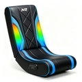 NoxRoc Video Gaming Floor Rocker Chair, Built-in 2.0 Audio, RGB LED Lighting, Reaver