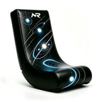 NoxRoc Printed Galaxy Nebula Starlight Graphic, Video Gaming Floor Rocker Chair For Boys, Girls, Teens, Compressed Foam