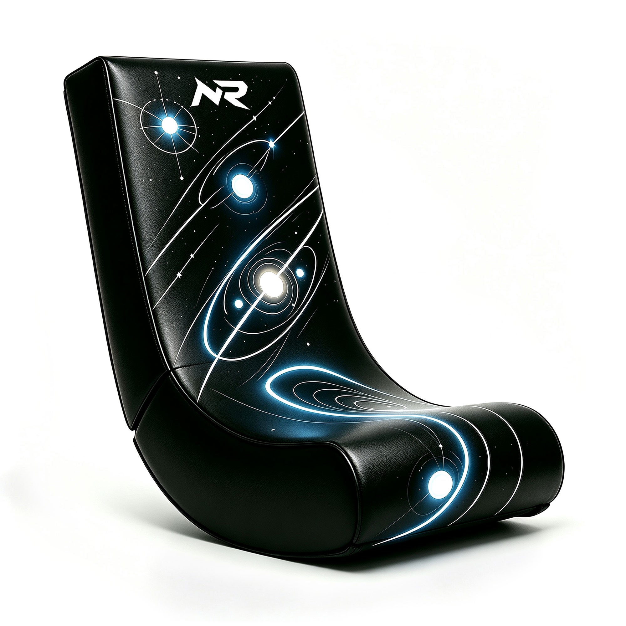 NoxRoc Printed  Video Gaming Floor Rocker Chair For Boys, Girls, Teens, Compressed Foam