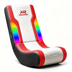 NoxRoc Video Gaming Floor Rocker Chair, RGB LED, For Gamers, Bedroom or Game Room