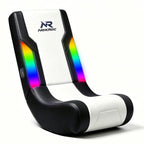 NoxRoc Video Gaming Floor Rocker Chair, RGB LED, For Gamers, Bedroom or Game Room