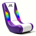 NoxRoc Video Gaming Floor Rocker Chair, RGB LED Lighting, Dazzle