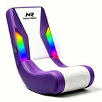 NoxRoc Video Gaming Floor Rocker Chair, RGB LED, For Gamers, Bedroom or Game Room