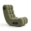 NoxRoc Video Gaming Floor Rocker Chair, Built-in 2.1 AUDIO, Grid Tufted Plush Sponge Foldable Game Chair