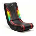 NoxRoc Video Gaming Floor Rocker Chair, Built-in 2.0 Audio, RGB LED Lighting, Libra