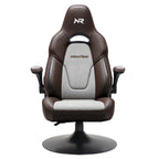 NoxRoc Console Rocker Gaming Chair, Built-in Speakers with RGB LED, Swivel Seat with Lumbar Support | 360° swivel rocker gaming chair with lumbar support