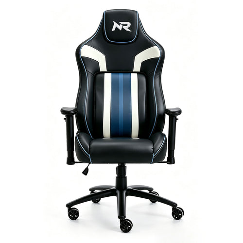 NoxRoc Gaming Chair, Computer Chair with Lumbar Support and Link Armrest, Height Adjustable Game Chair with 360°-Swivel Seat for Office or Gaming
