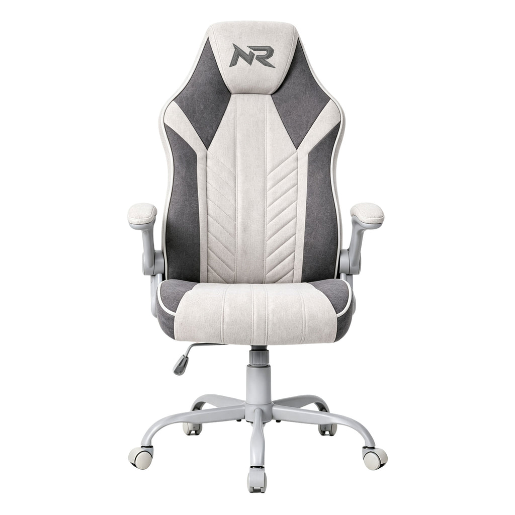 NoxRoc Gaming Chair, High-Back Ergonomic Computer Chair Massage Lumbar Cushion, Height Adjustable Game Chair with 360°-Swivel Seat for Office or Gaming