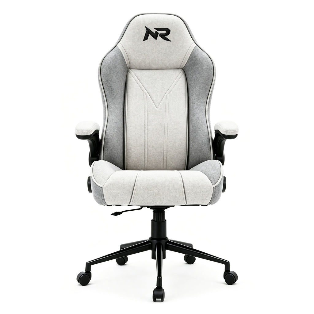 NoxRoc Gaming Chair, High-Back Ergonomic Computer Chair Massage Lumbar Cushion, Height Adjustable Game Chair with 360°-Swivel Seat for Office or Gaming
