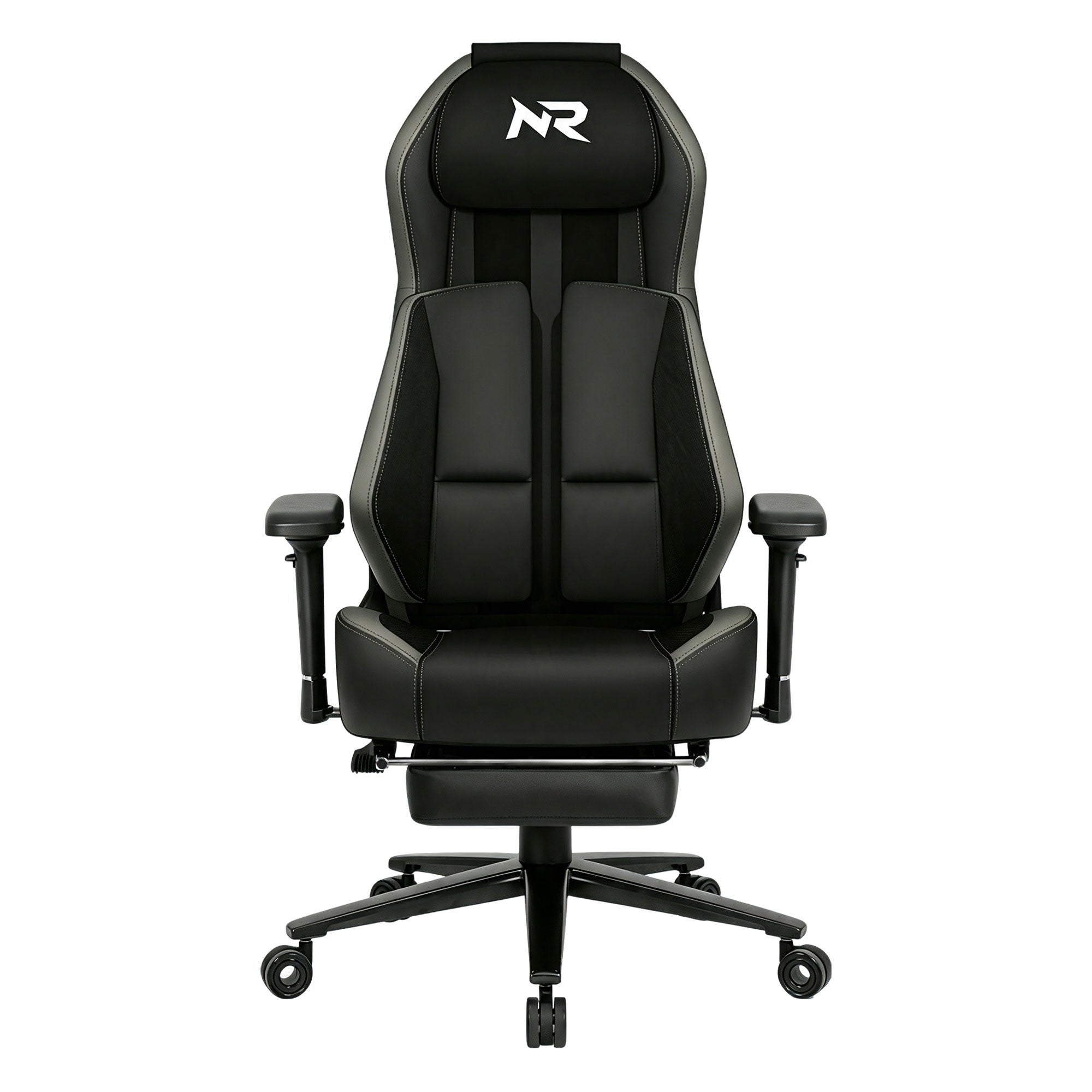 NoxRoc Gaming Chair, High-Back Ergonomic Computer Chair Massage Lumbar Cushion, Height Adjustable Game Chair with 360°-Swivel Seat for Office or Gaming