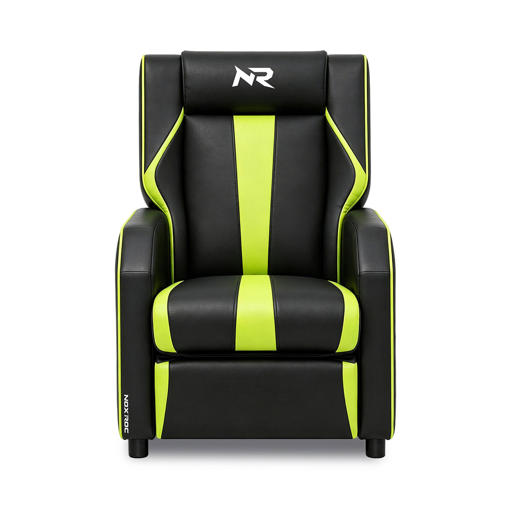 NoxRoc Gaming Recliner Chair, Racing Style Single PU Leather Sofa Modern Living Room Recliners Ergonomic Comfortable Home Theater Seating