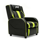 NoxRoc Gaming Recliner Chair, Racing Style Single PU Leather Sofa Modern Living Room Recliners Ergonomic Comfortable Home Theater Seating