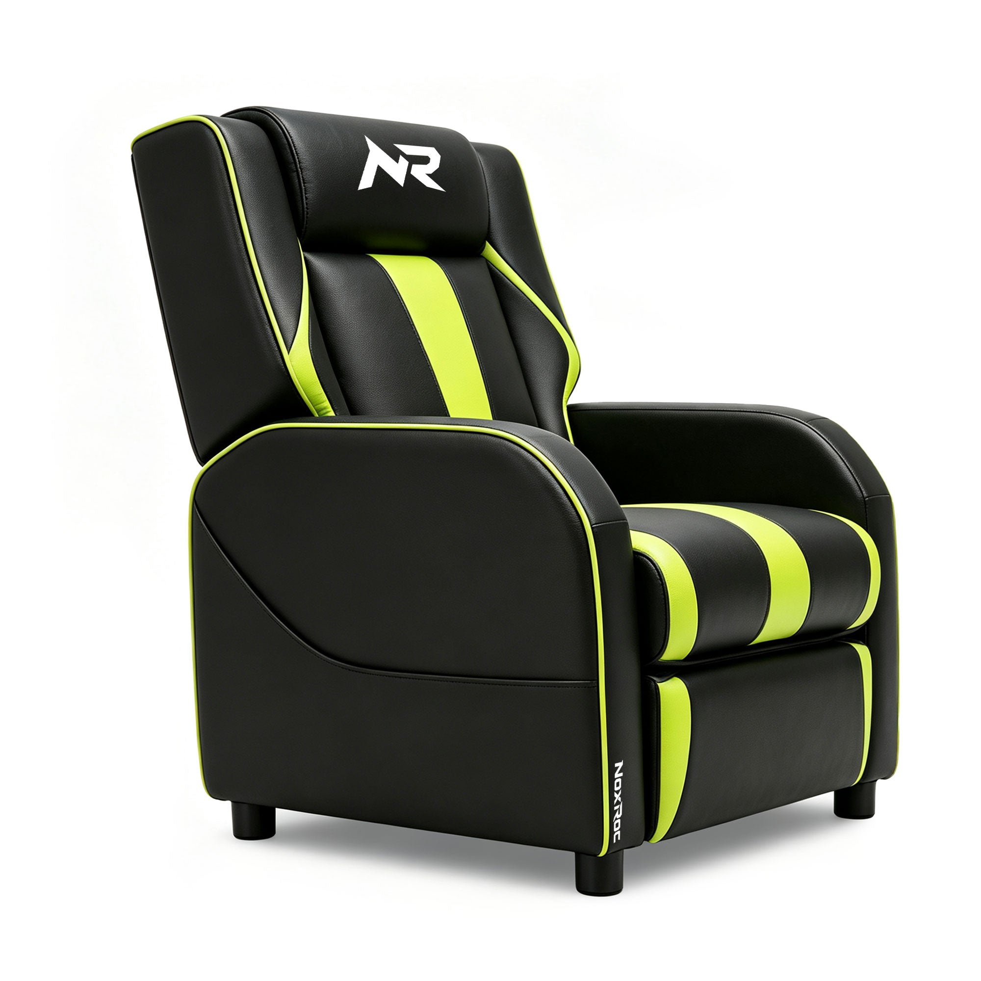 NoxRoc Gaming Recliner Chair, Racing Style Single PU Leather Sofa Modern Living Room Recliners Ergonomic Comfortable Home Theater Seating