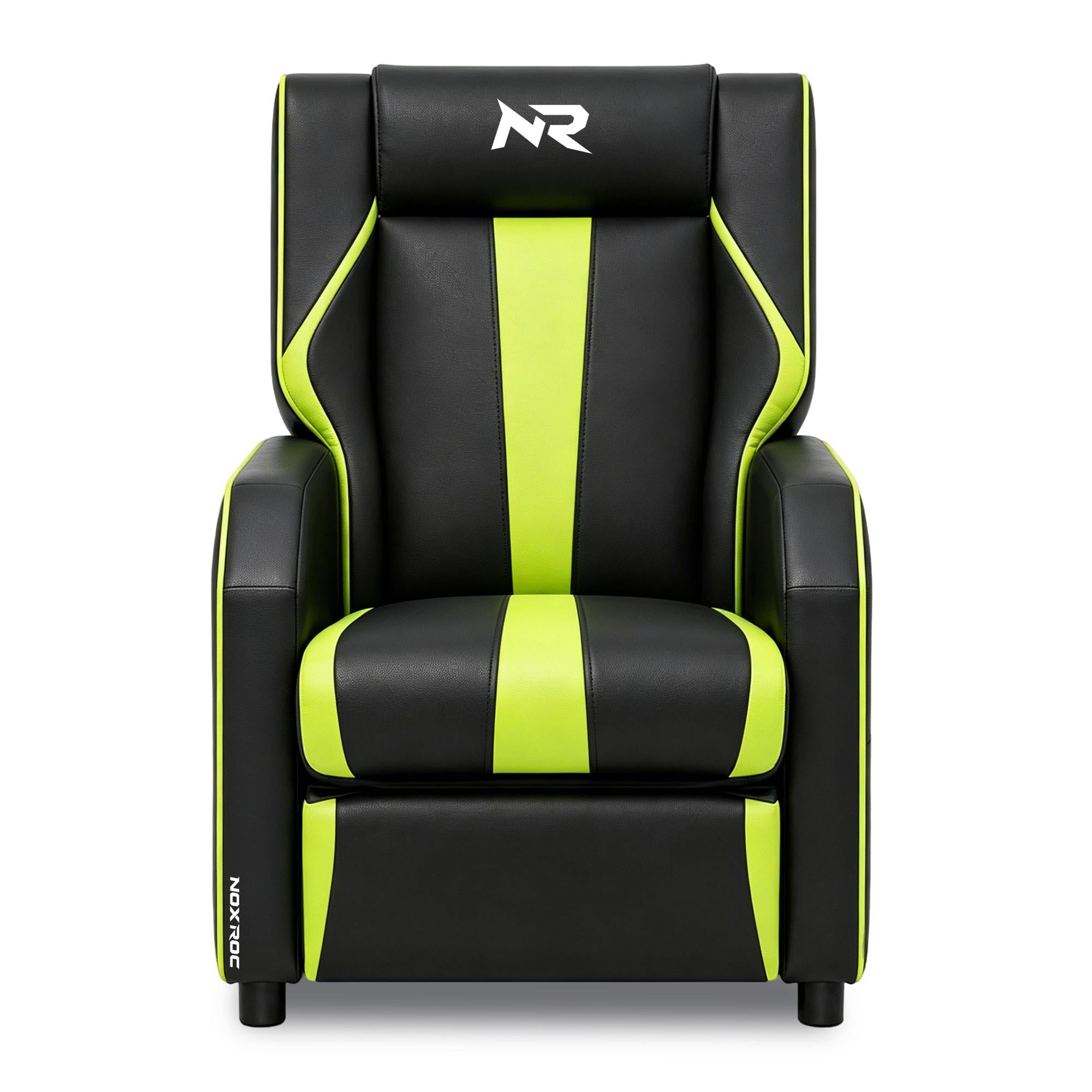 NoxRoc Gaming Recliner Chair, Racing Style Single PU Leather Sofa Modern Living Room Recliners Ergonomic Comfortable Home Theater Seating
