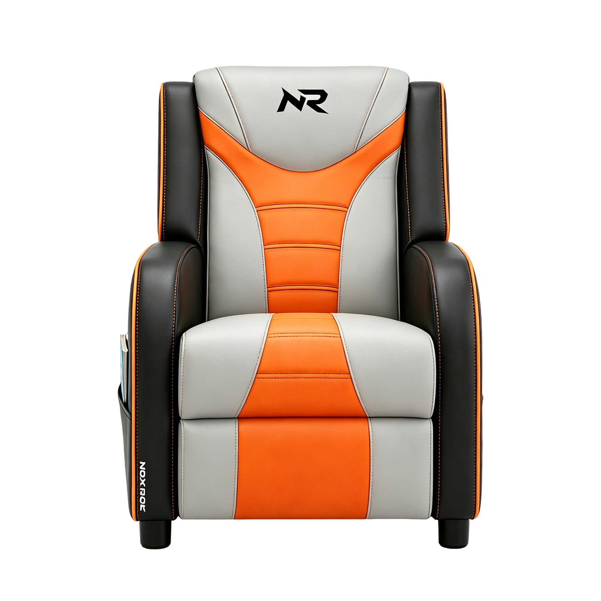 NoxRoc Gaming Recliner Chair, Racing Style Single PU Leather Sofa Modern Living Room Recliners Ergonomic Comfortable Home Theater Seating