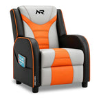 NoxRoc Gaming Recliner Chair, Racing Style Single PU Leather Sofa Modern Living Room Recliners Ergonomic Comfortable Home Theater Seating