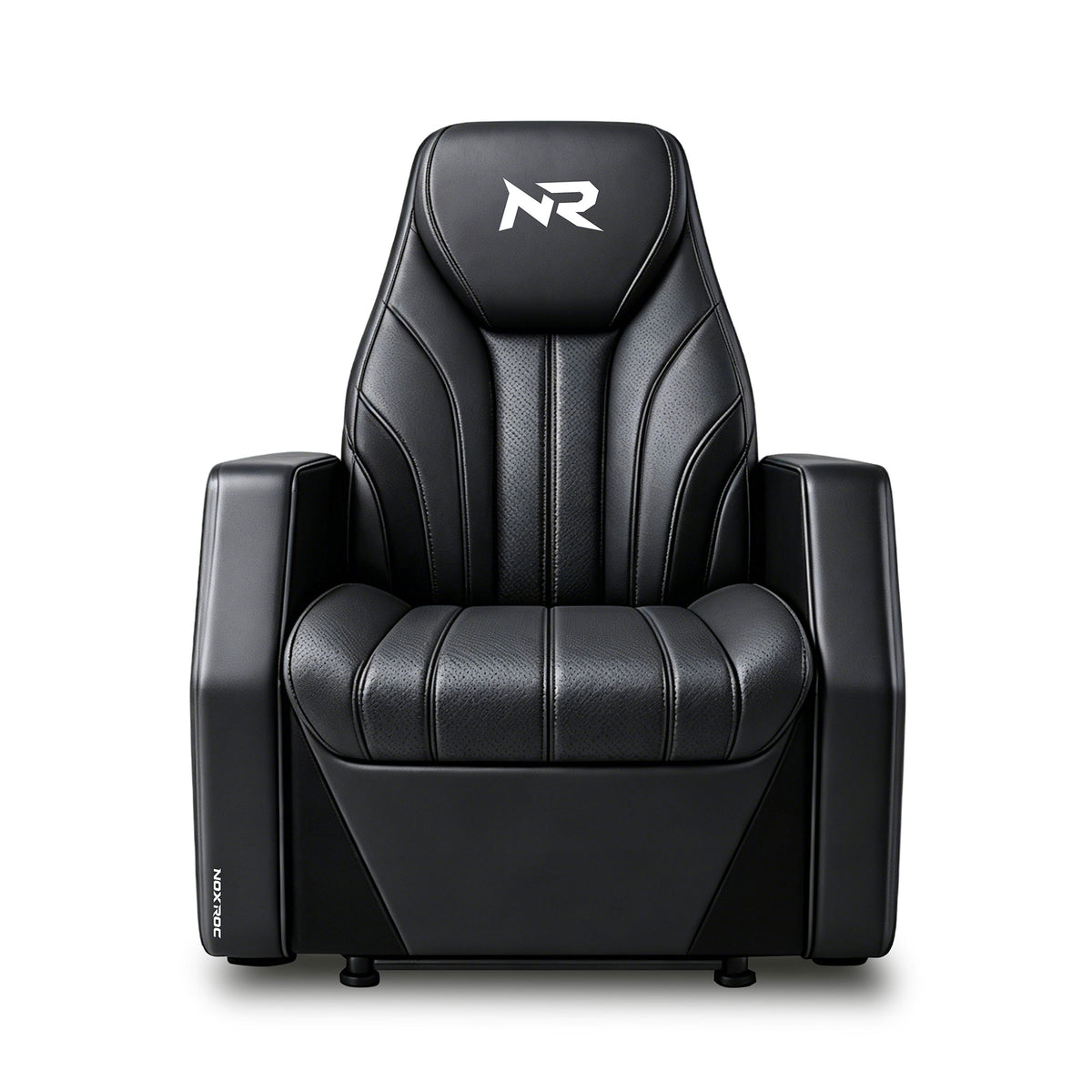 NoxRoc Gaming Recliner Chair, Built-in 2.1 Channel Stereo Speaker, Racing Style Single PU Leather Sofa Modern Living Room Recliners Ergonomic Comfortable Home Theater Seating
