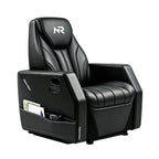 NoxRoc Gaming Recliner Chair, Built-in 2.1 Channel Stereo Speaker, Racing Style Single PU Leather Sofa Modern Living Room Recliners Ergonomic Comfortable Home Theater Seating
