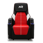 NoxRoc Gaming Recliner Chair, Built-in 2.1 Channel Stereo Speaker, Racing Style Single PU Leather Sofa Modern Living Room Recliners Ergonomic Comfortable Home Theater Seating